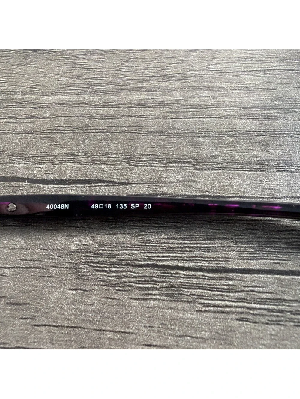 Nomad-Morel Eyeglasses Purple/Black Acetate Full Rim FRAMES ONLY 40048N SP20